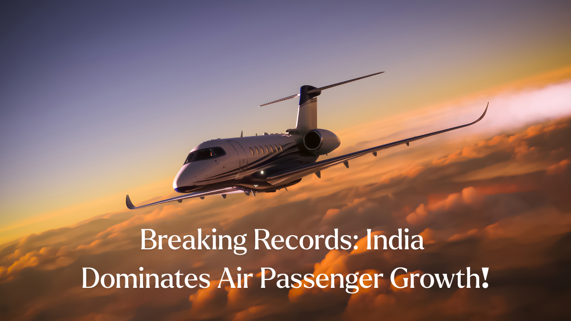 India Surpasses Asia’s Aviation Leaders in Air Passenger Traffic Growth