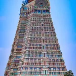 Image of Tirupati Balaji Temple with colorful architecture
